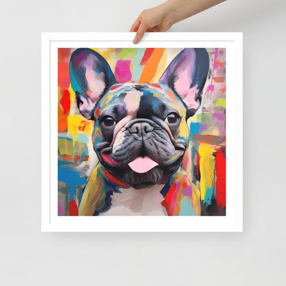 Canine Colorburst Framed Poster