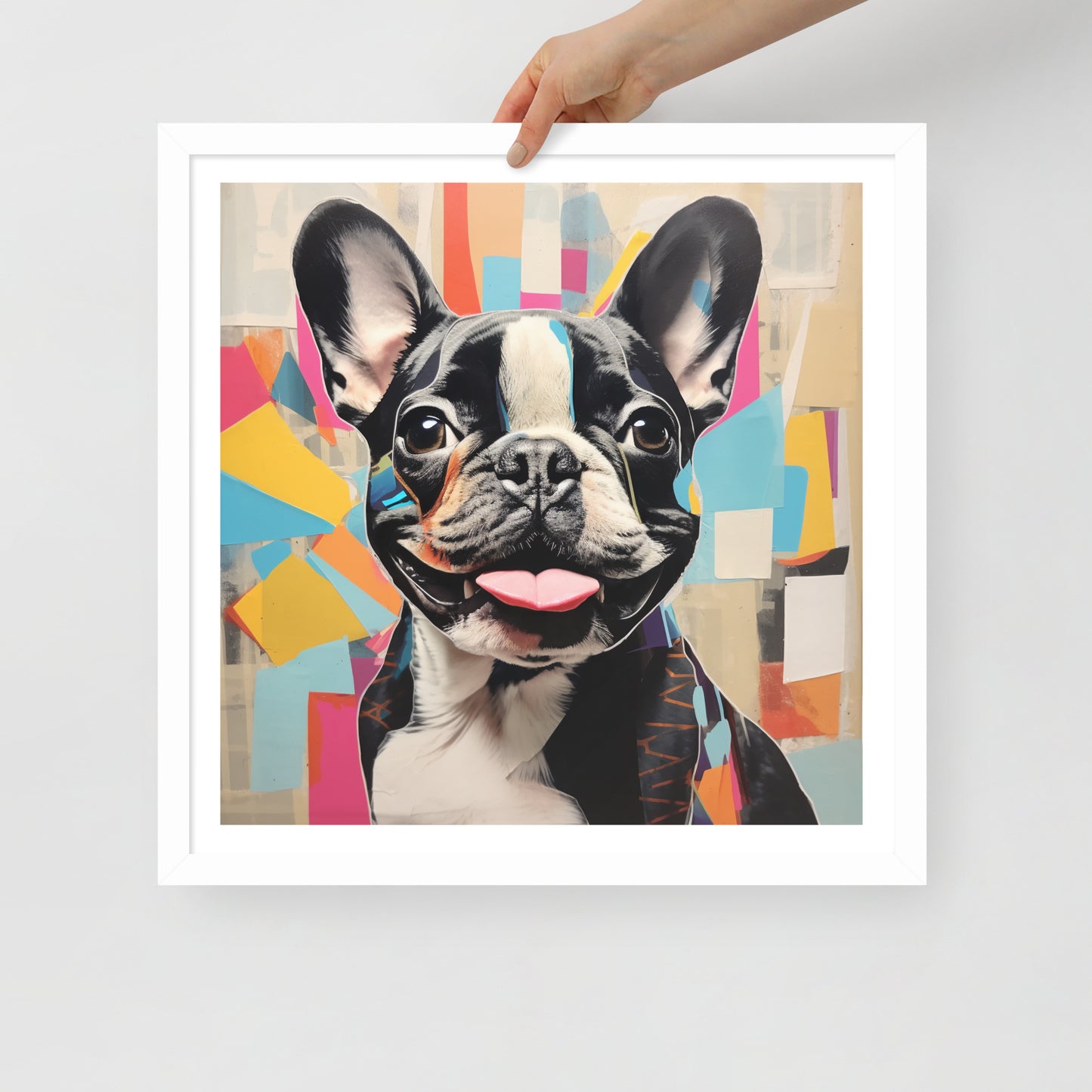 Collage Canine Framed Poster