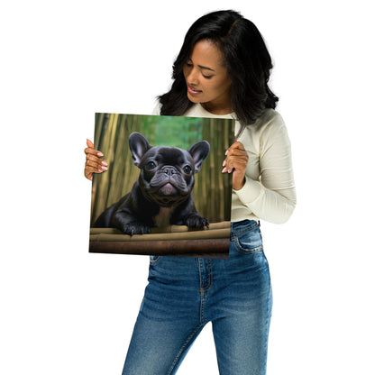 Bamboo Brindle - Metal Print