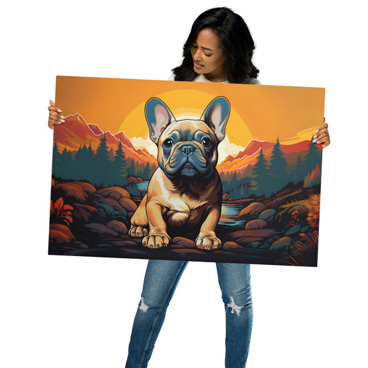 Montana Frenchie - Metal Print