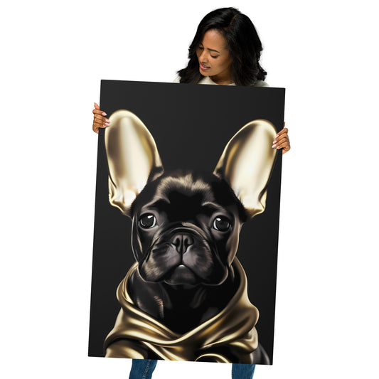 Golden Frenchie - Metal Print