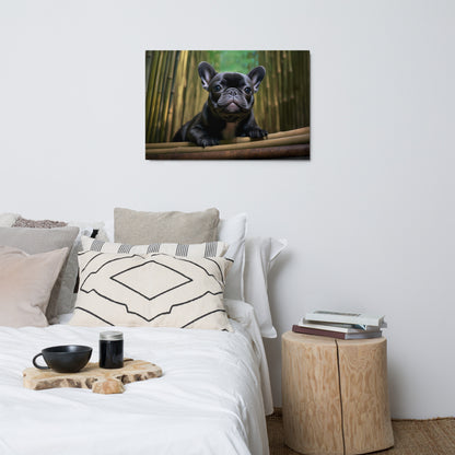 Bamboo Brindle - Metal Print