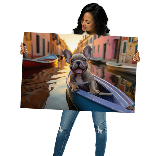 Canal Canine - Metal Print