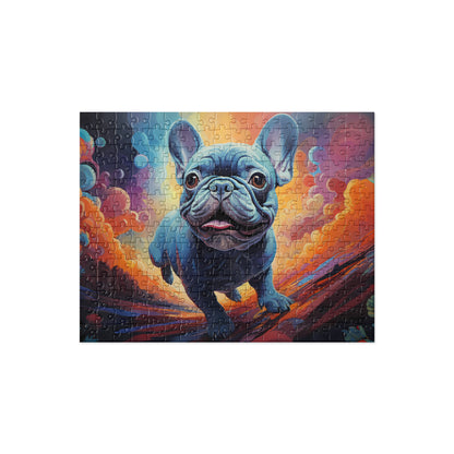 Running of the Bulldog Jigsaw Puzzle