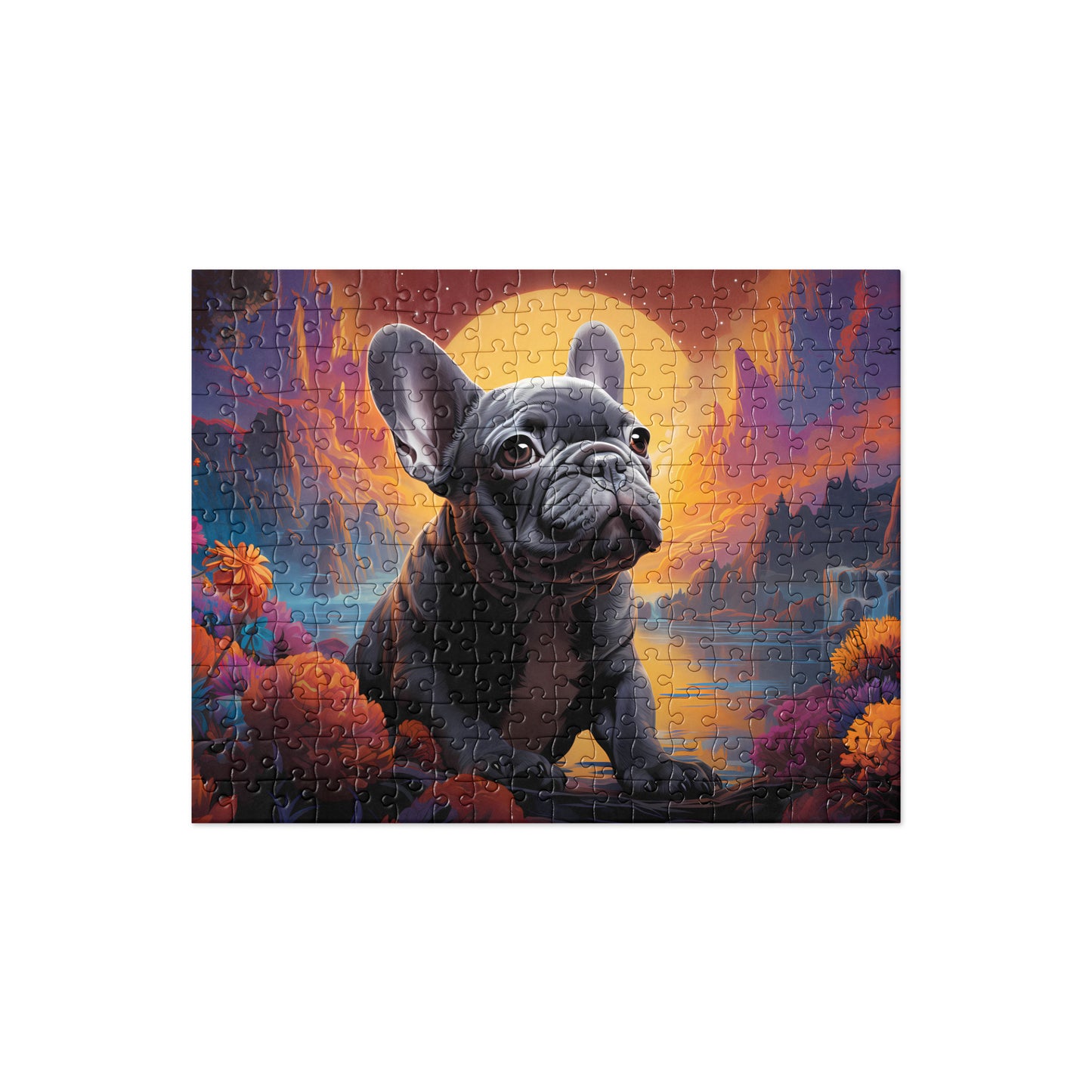 Rising Sun Frenchie - Jigsaw Puzzle