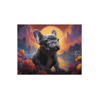 Rising Sun Frenchie - Jigsaw Puzzle