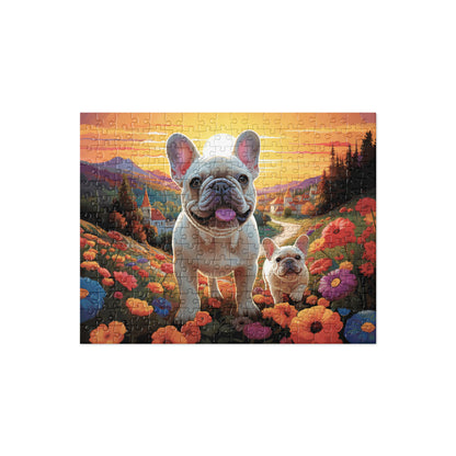 Frenchie Town Jigsaw Puzzle