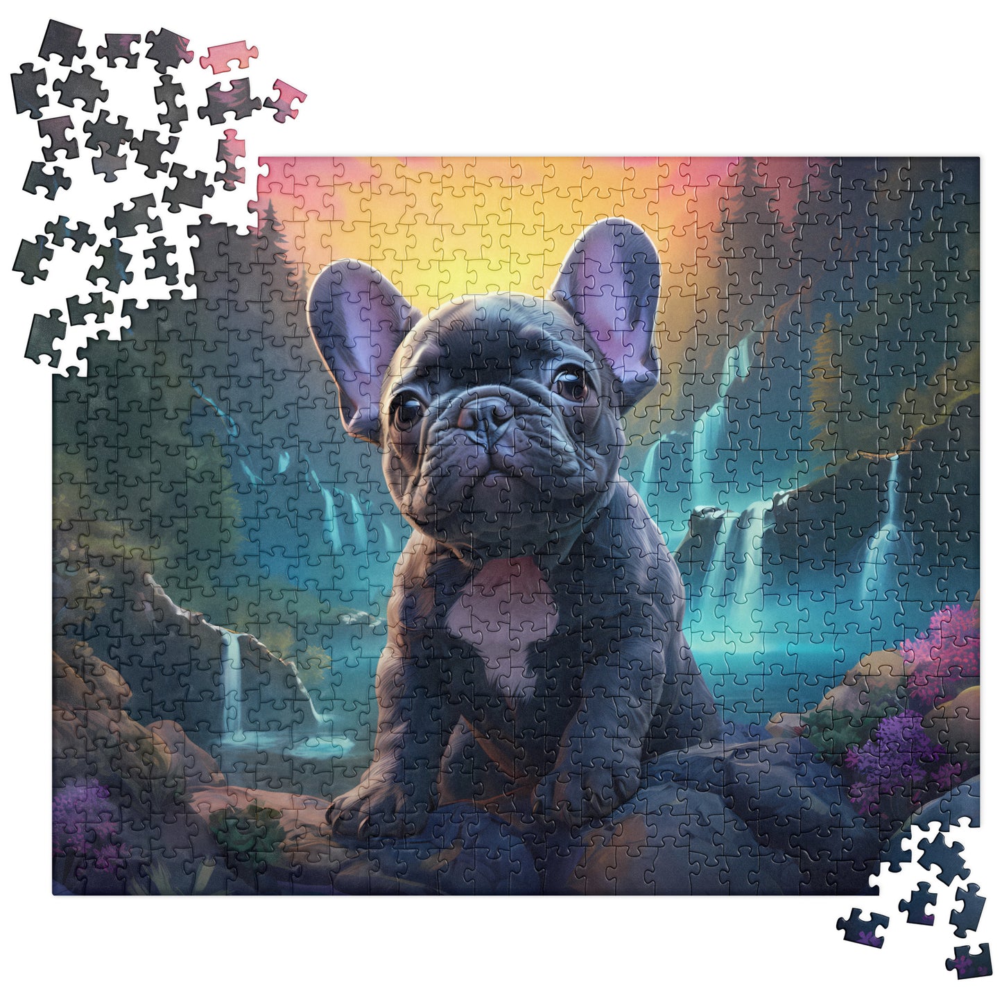 Fountains & Frenchies - Jigsaw Puzzle