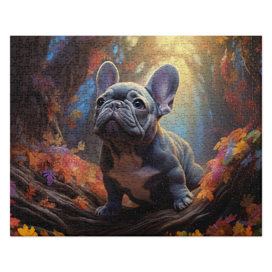 Forest Frenchie Jigsaw Puzzle