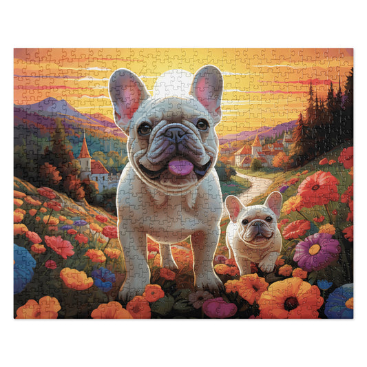 Frenchie Town Jigsaw Puzzle
