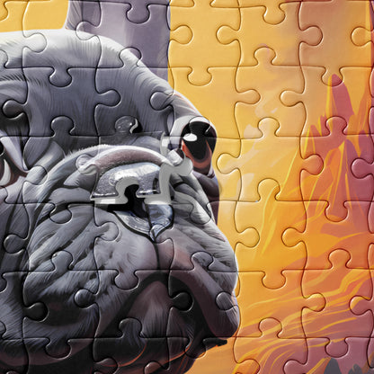 Rising Sun Frenchie - Jigsaw Puzzle