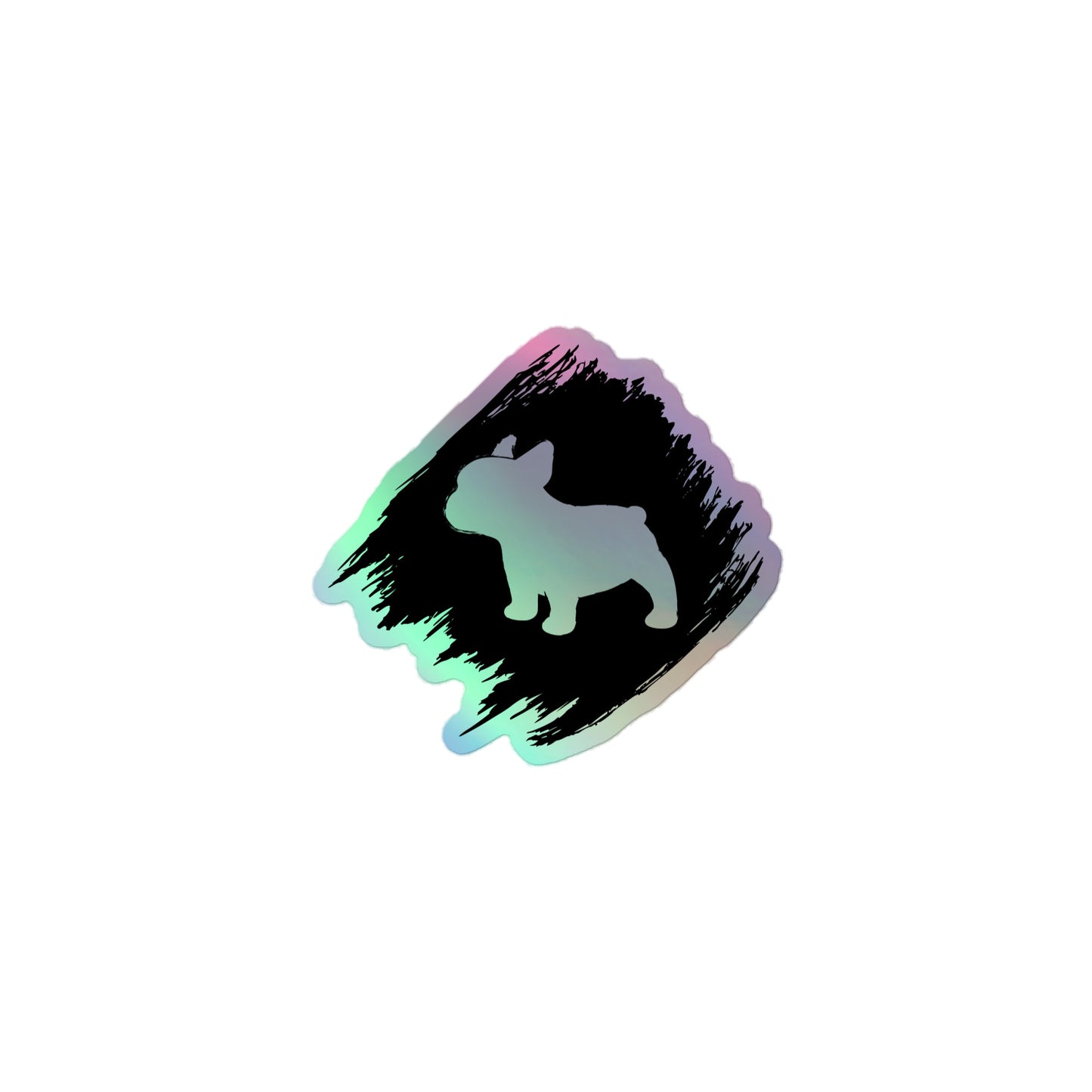 Paint Logo Holographic Sticker