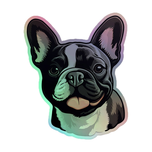 Happy Pied Holographic Sticker