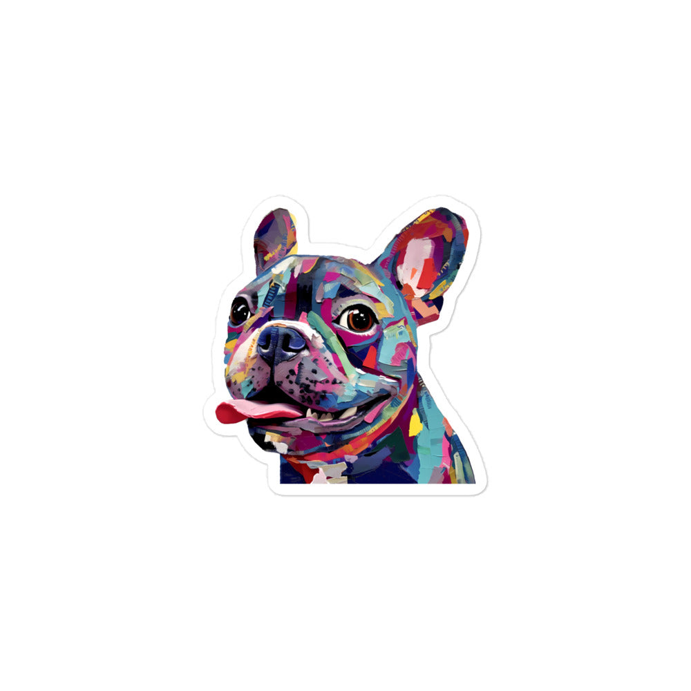 Paper Frenchie Sticker