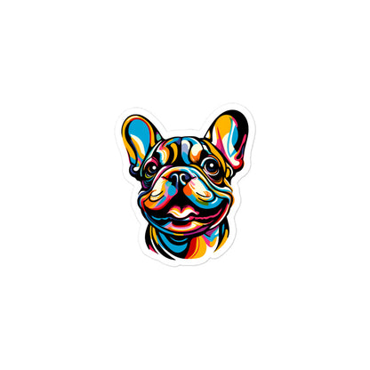 Smiling Frenchie Sticker