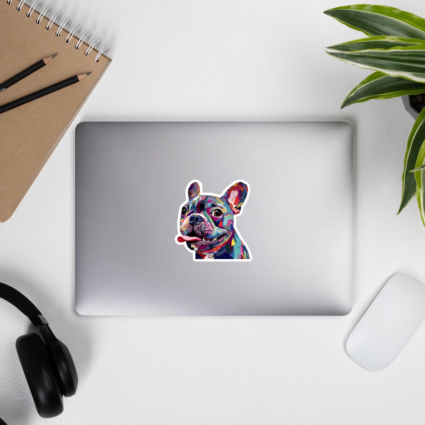 Paper Frenchie Sticker