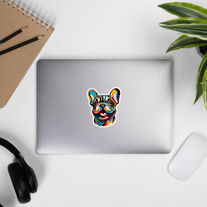 Smiling Frenchie Sticker