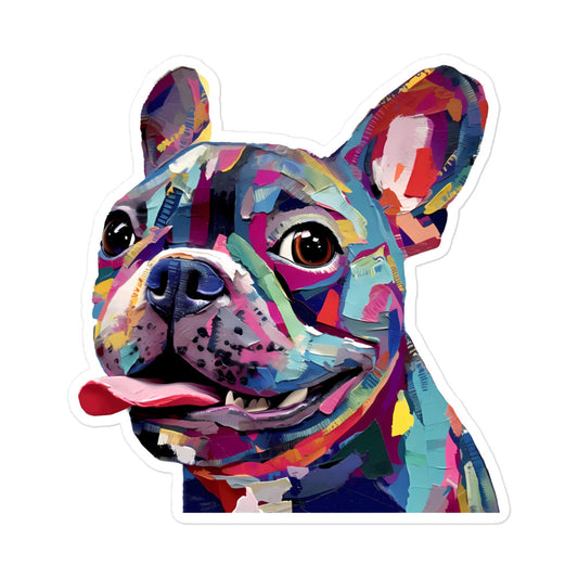 Paper Frenchie Sticker