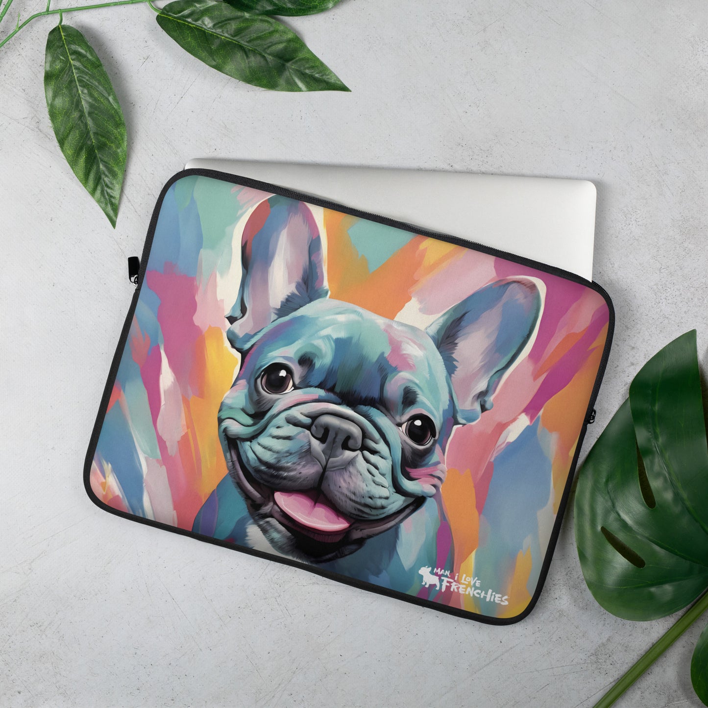 Watercolor Blue Laptop Sleeve