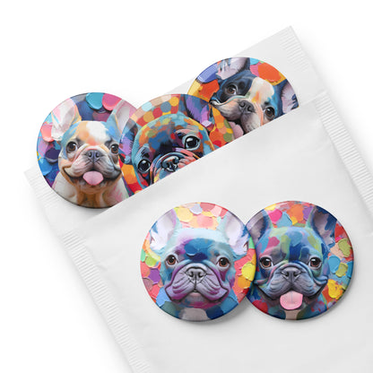 Spotty Dogs Pin Button Set