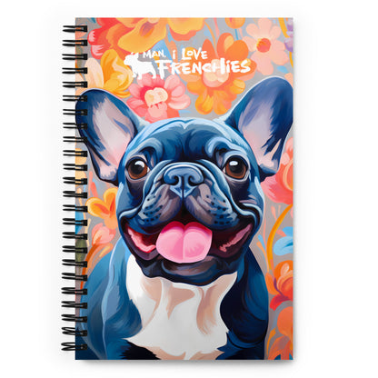 Flowers & Frenchies Notebook