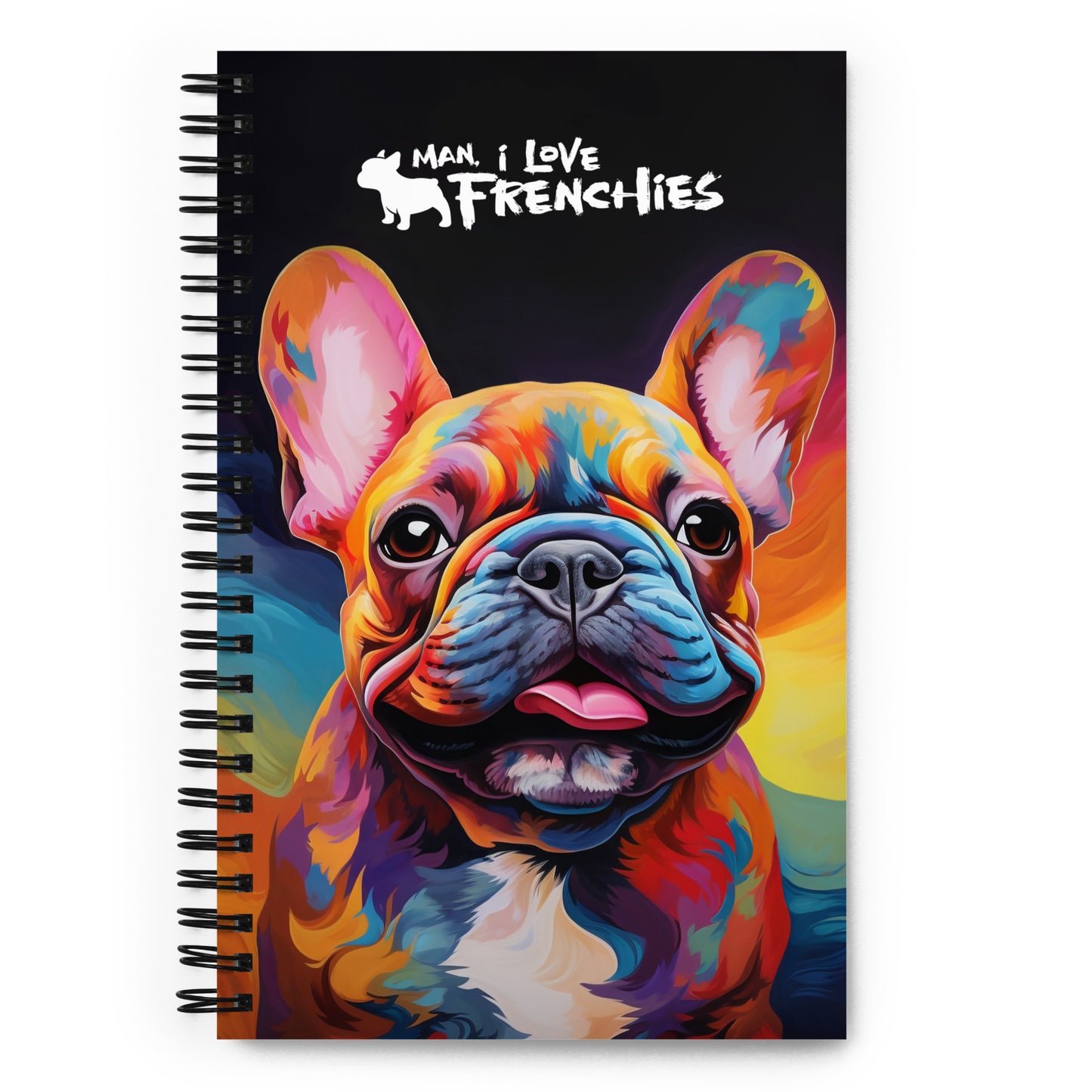 Rainbow Frenchie Notebook