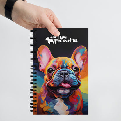 Rainbow Frenchie Notebook