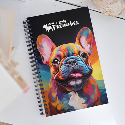 Rainbow Frenchie Notebook