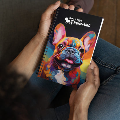 Rainbow Frenchie Notebook