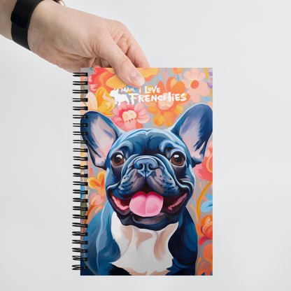 Flowers & Frenchies Notebook