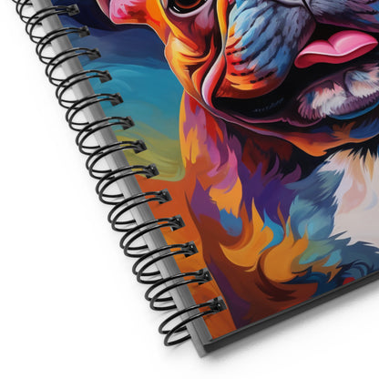 Rainbow Frenchie Notebook