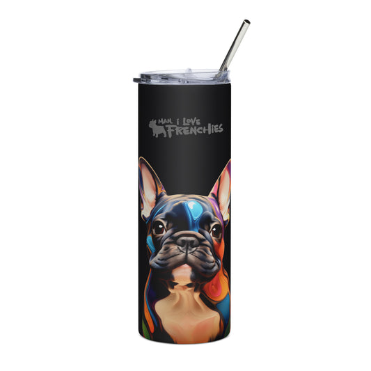 Marble Frenchie Tumbler