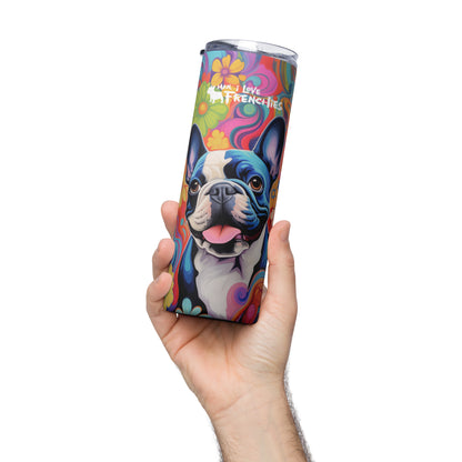 Flowerful Frenchie Tumbler