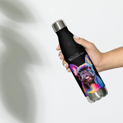 Neon Frenchie 2 - Stainless Steel Water Bottle