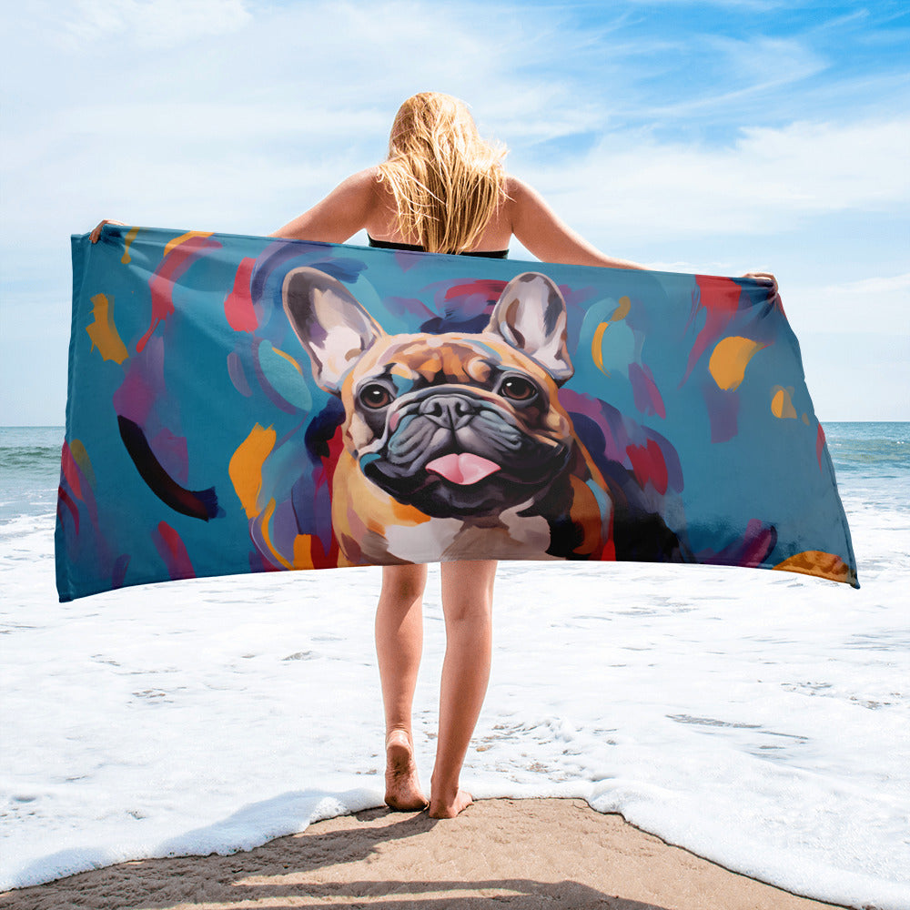 Painted Fawn Beach Towel