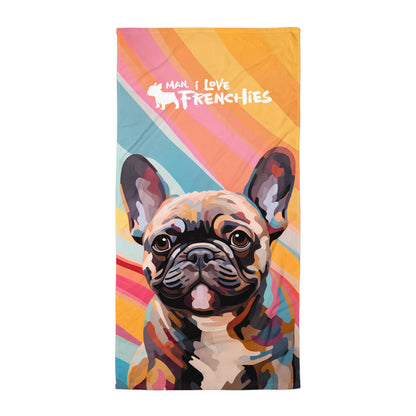 Waves of Fawn Beach Towel