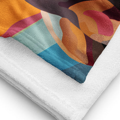 Waves of Fawn Beach Towel