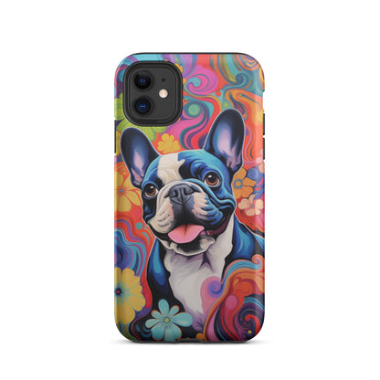 Warm Neon Frenchie iPhone® Case