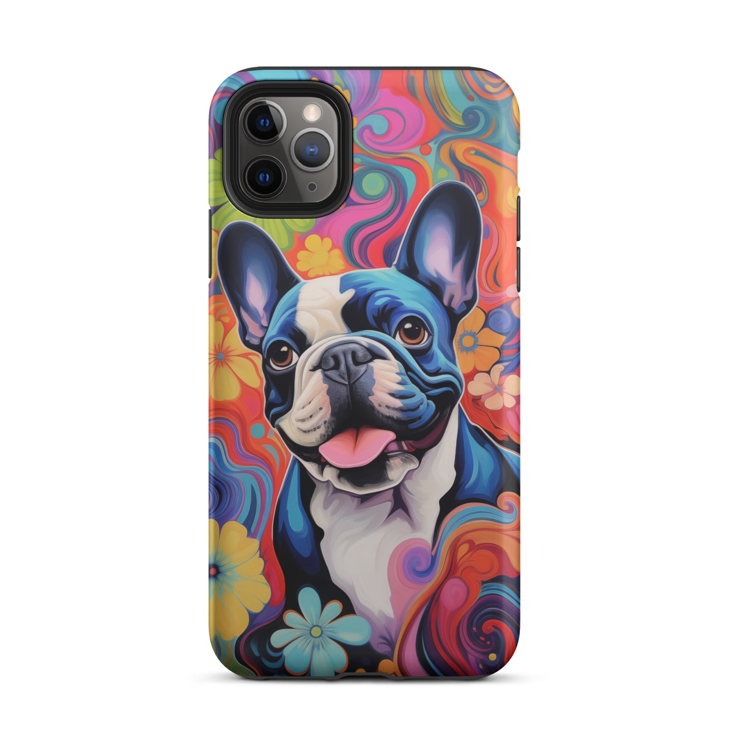 Warm Neon Frenchie iPhone® Case