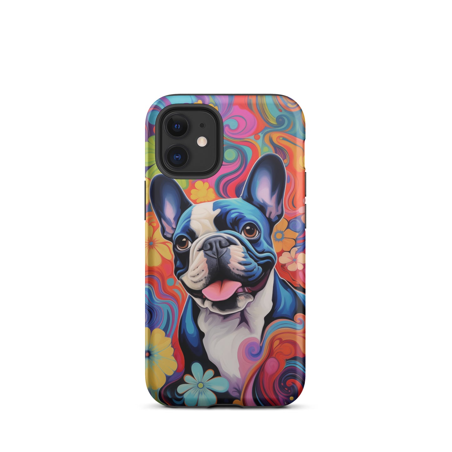 Warm Neon Frenchie iPhone® Case