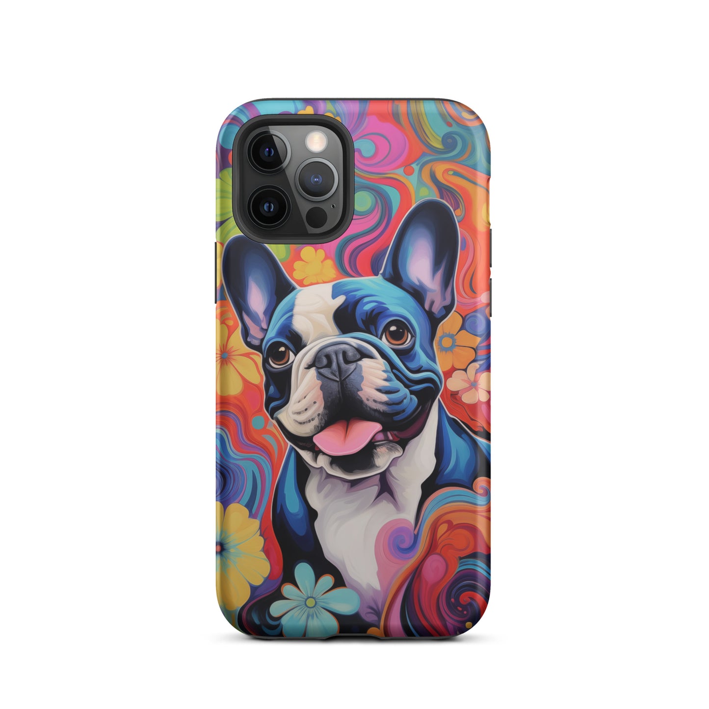 Warm Neon Frenchie iPhone® Case