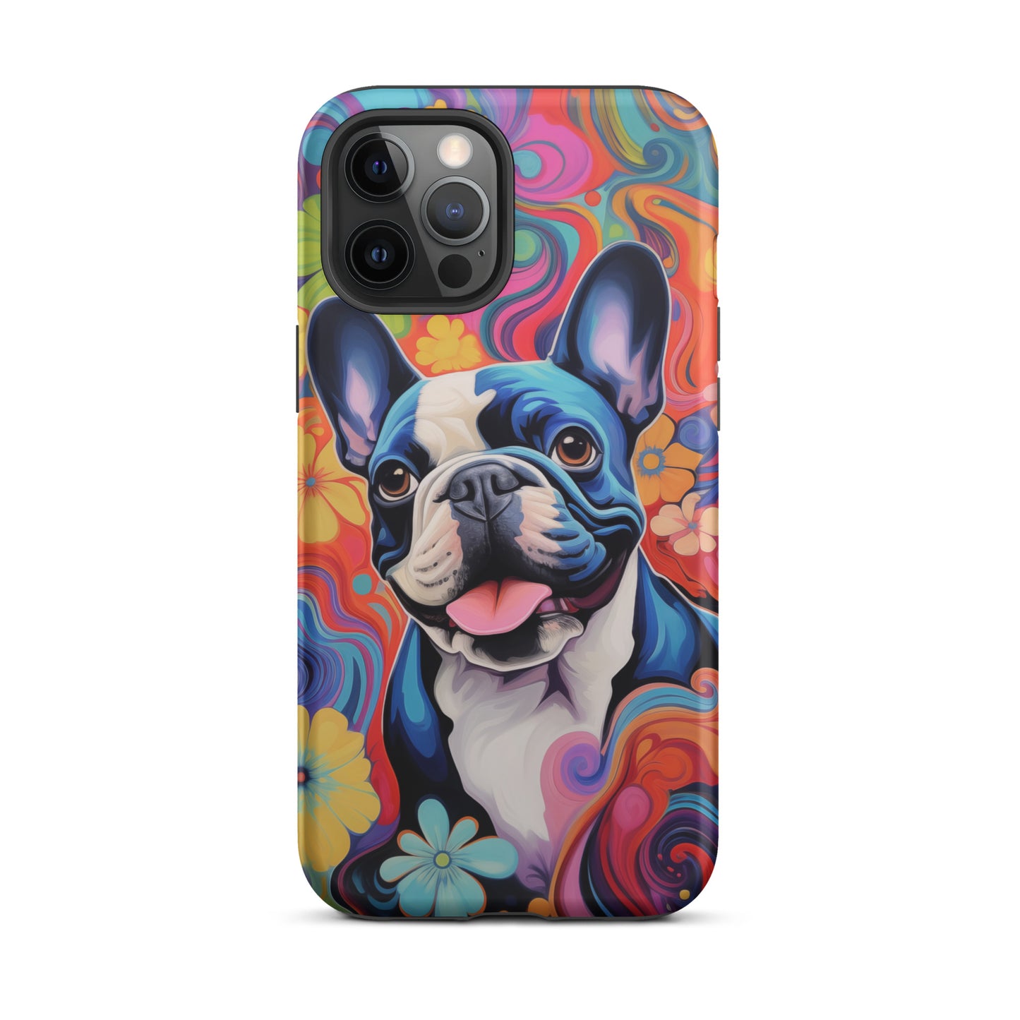 Warm Neon Frenchie iPhone® Case