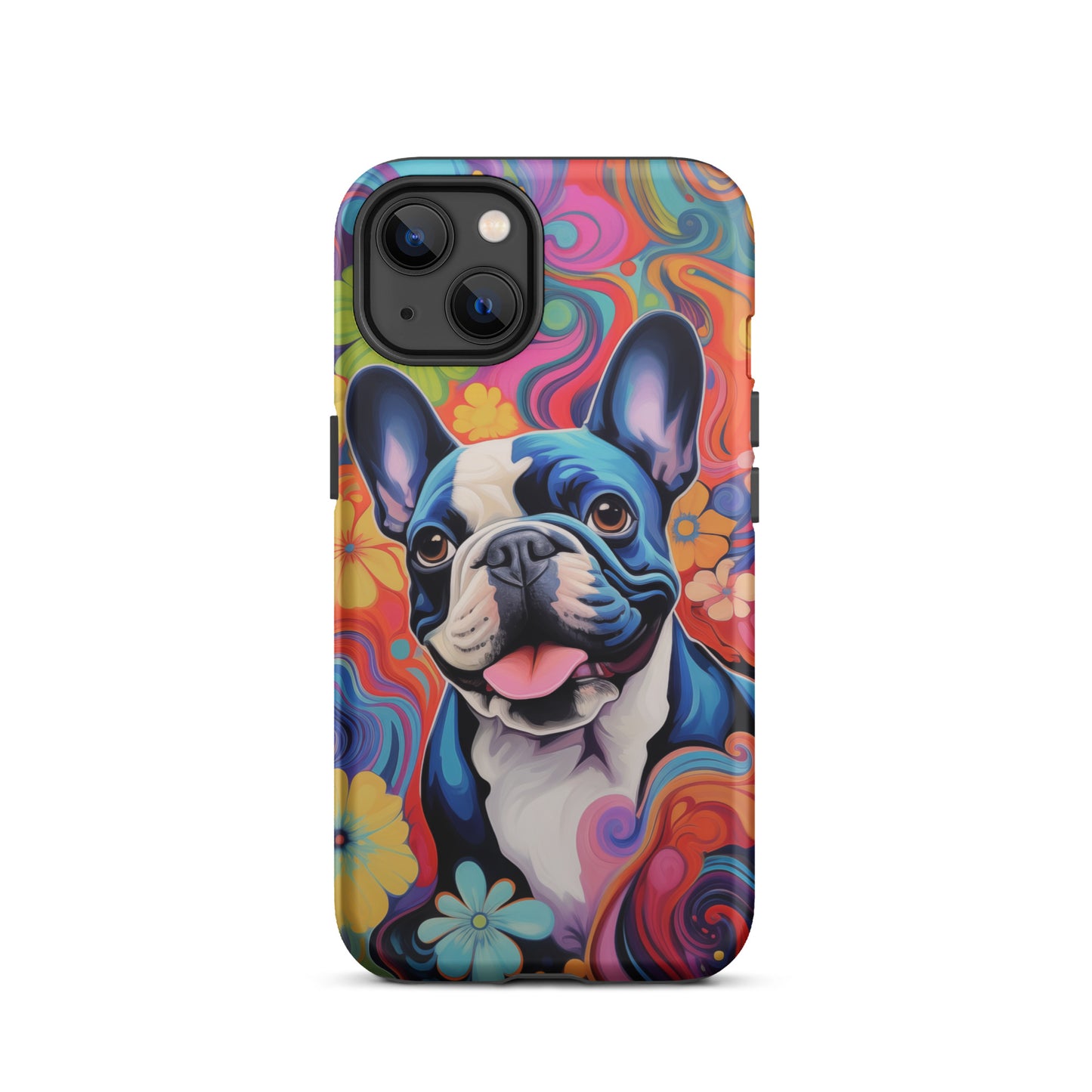 Warm Neon Frenchie iPhone® Case