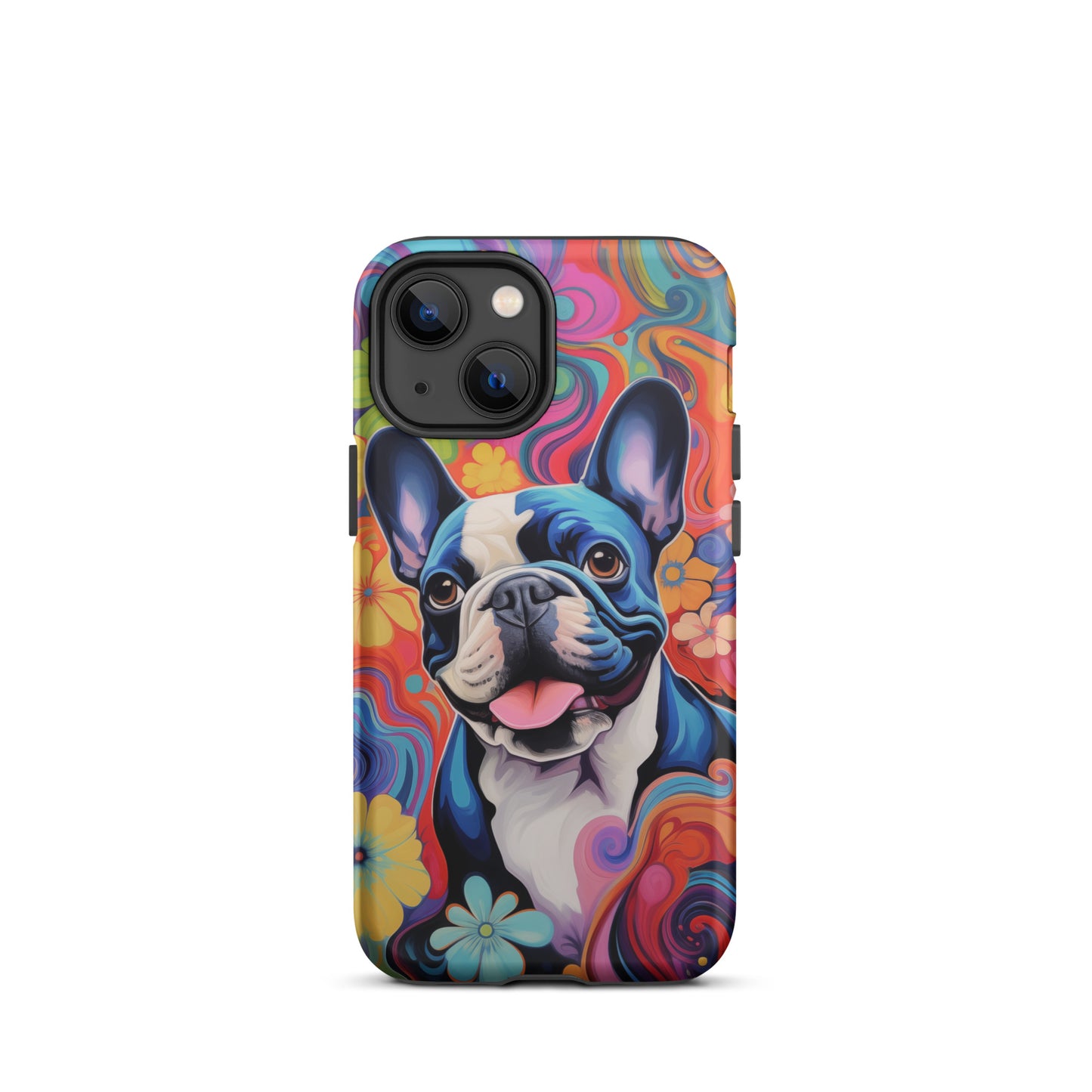 Warm Neon Frenchie iPhone® Case