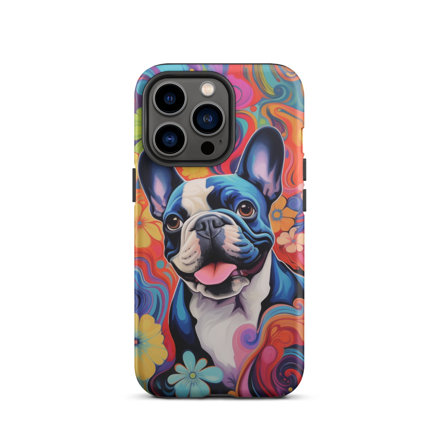 Warm Neon Frenchie iPhone® Case