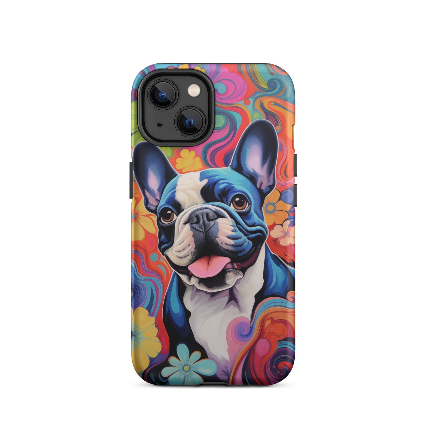 Warm Neon Frenchie iPhone® Case