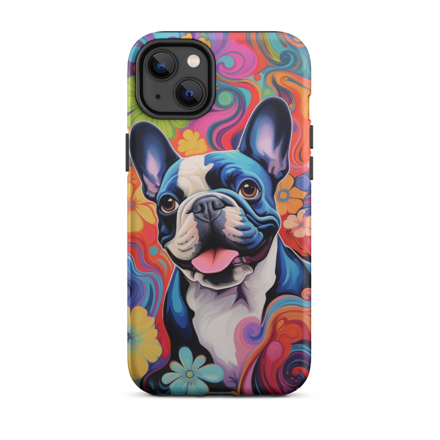 Warm Neon Frenchie iPhone® Case