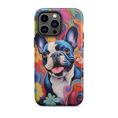 Warm Neon Frenchie iPhone® Case