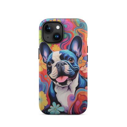 Warm Neon Frenchie iPhone® Case