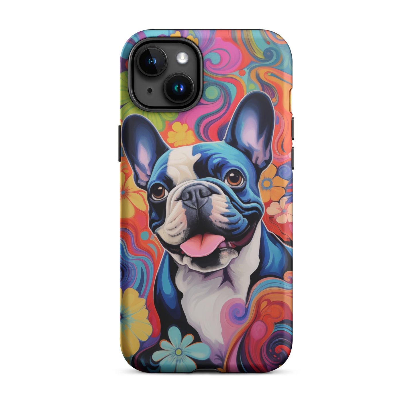 Warm Neon Frenchie iPhone® Case